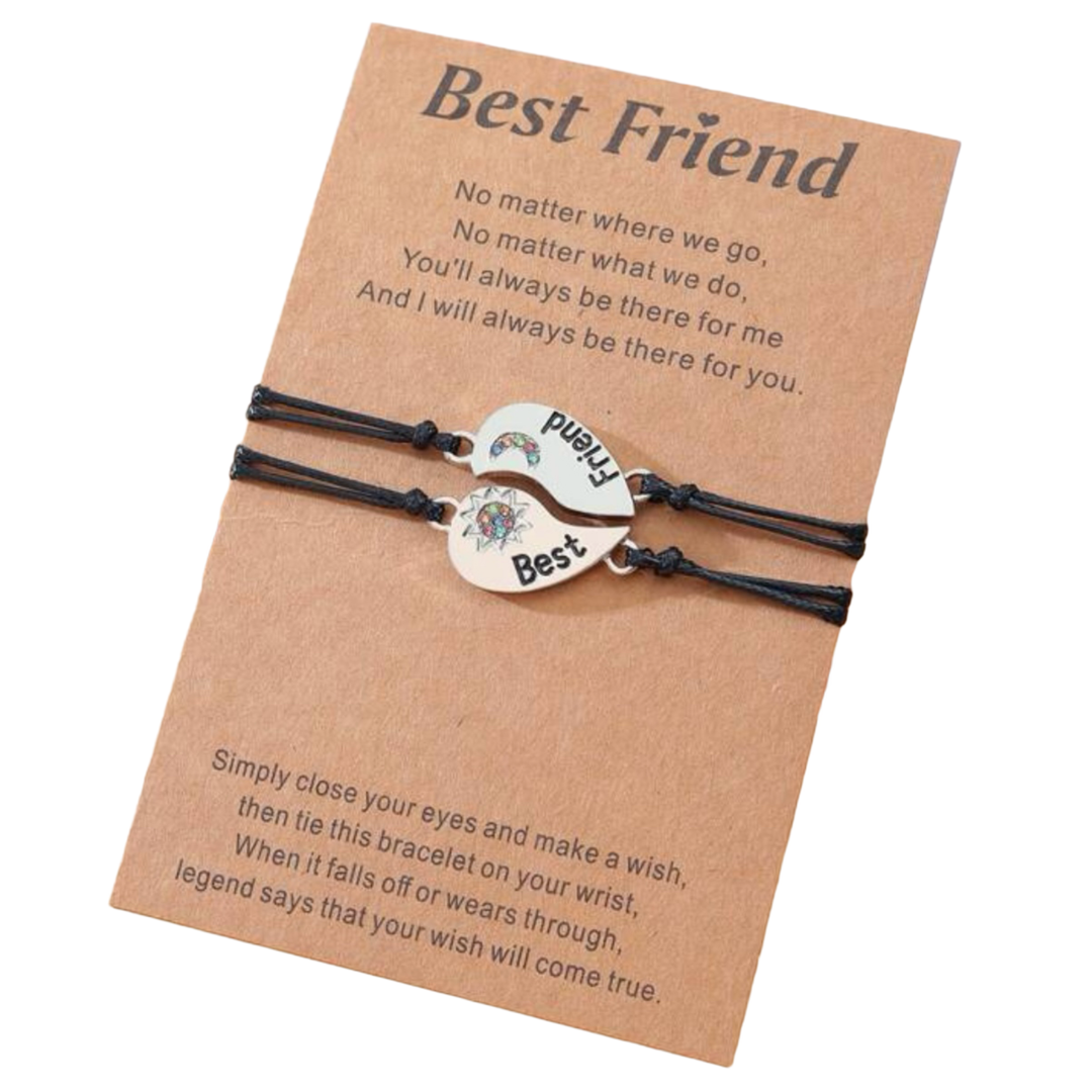 2pcs braided Bracelet Set For Best Friends