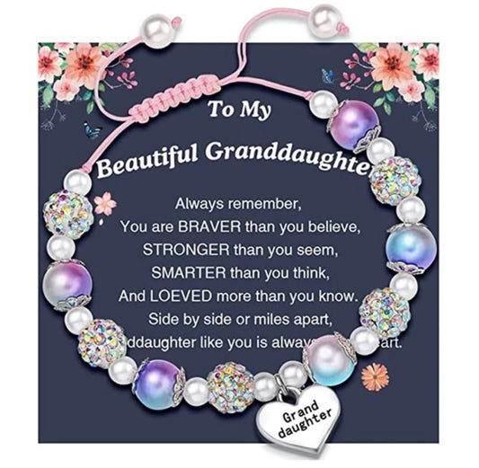 Granddaughter Bracelet gift set
