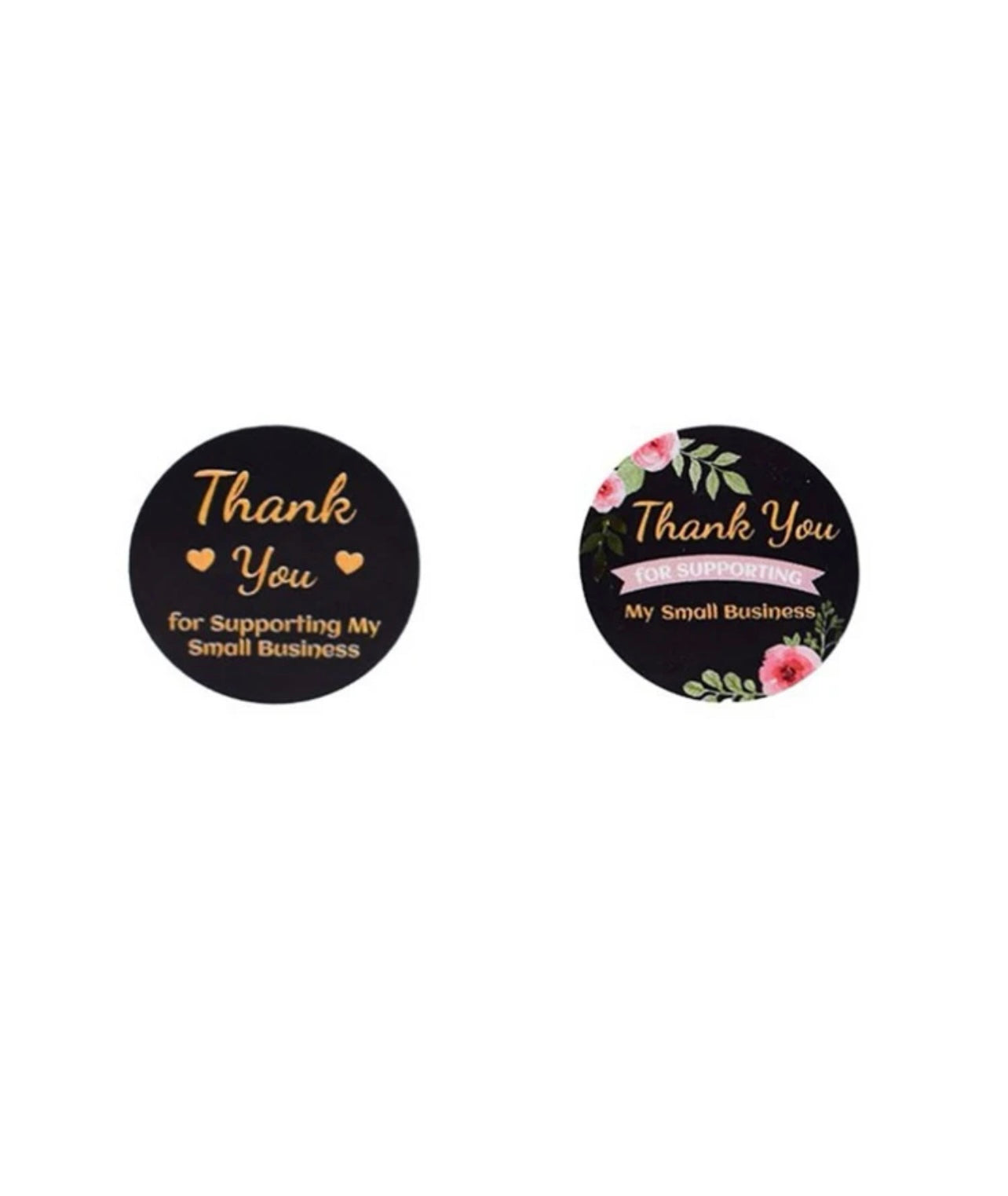 500pcs Thank you for supporting my small business stickers